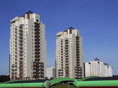 Группа 19-ти этажных домов по ул. Поповича. г. Гродно