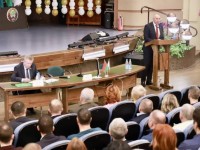 Встреча трудового коллектива ОАО «Гродножилстрой» с Юрием Хаджимуротовичем Караевым