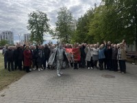 Майские встречи с ветеранами в ОАО "Гродножилстрой" — память и уважение к героическому прошлому